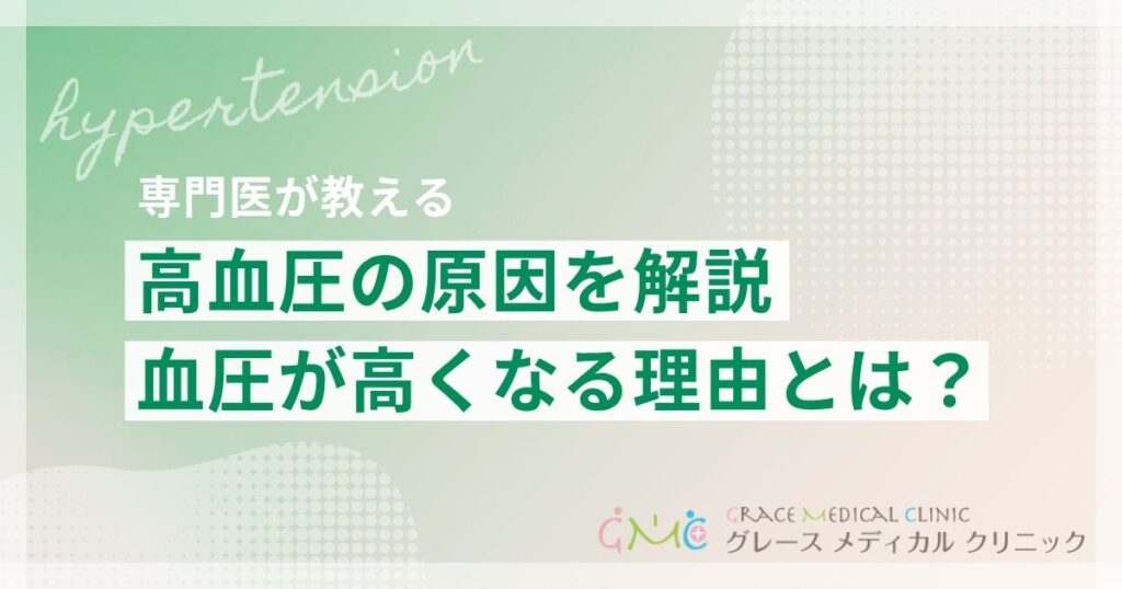 高血圧の原因とは?血圧が高くなる理由と生活習慣・遺伝・加齢との関係